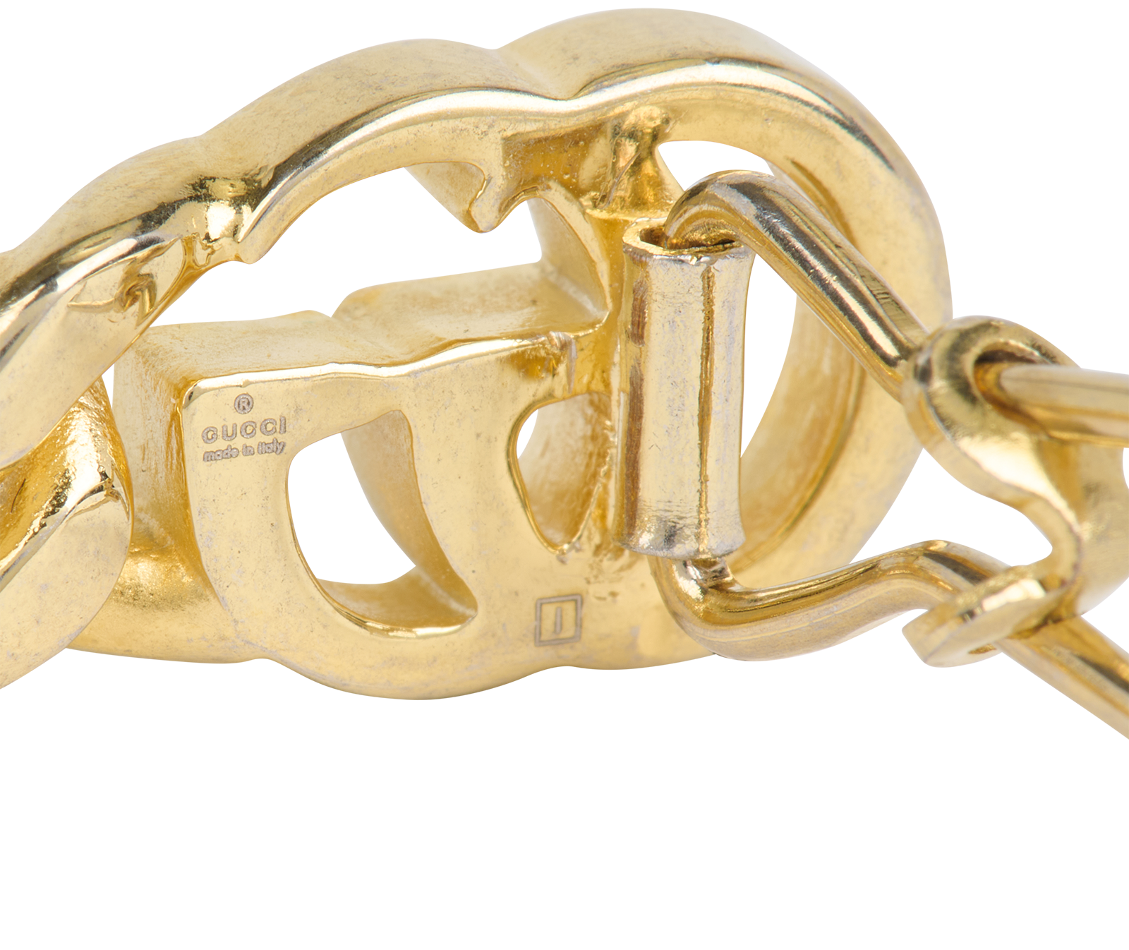 Gucci GG Hair Clip, &pound;160, Accessories, Gold, Brass, Other view